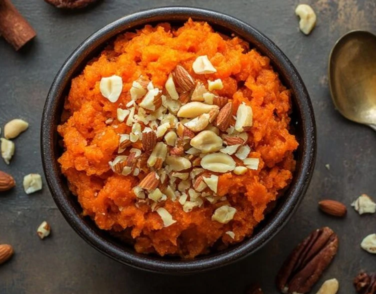 Gajrela (Gajar Halwa) at New Spice Darbar Sweets & Restaurant and Street Foods in Calgary, AB